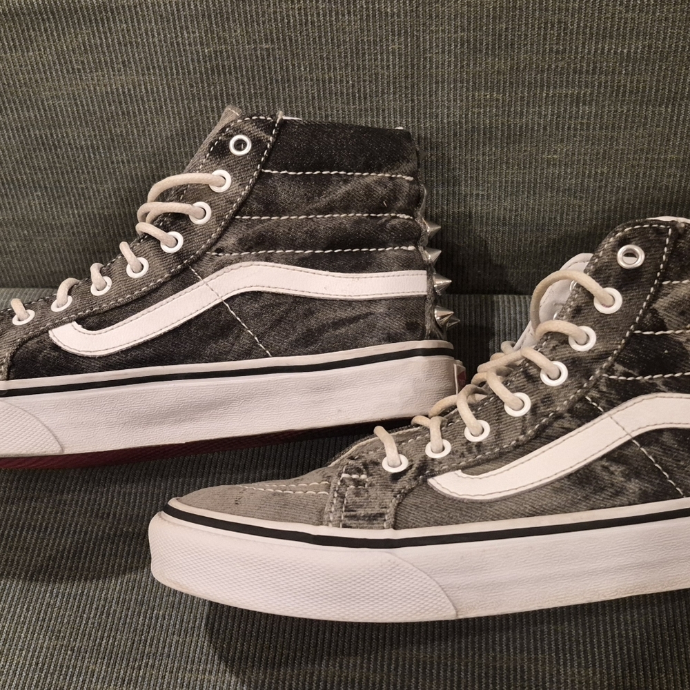Vans High-Top Sneakers, Spiked